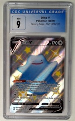 V1467: 2021: Ditto V: SV118/SV122: Shining Fates: CGC: 9: MINT: 3893098039